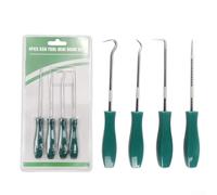 Lot de 4 outils de mécanicien avec crochets et crochets pour une utilisation dans les applications automobiles et industrielles nécessitant le retrait de petites pièces et la séparation des fils
