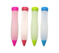 Lot de 4 outils de remplissage de crème à pâtisserie, outils pour décorer gâteaux, confitures, biscuits en silicone, outils pour remplir les crèmes à donuts, décorateurs en silicone (13,5 x 2,7 cm)