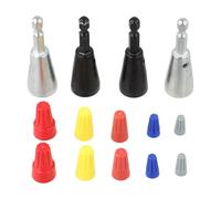 Lot de 4 outils de torsion pour perceuse électrique avec 10 capuchons pour câblage électrique