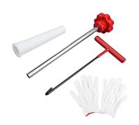 Lot de 4 outils d'extraction de tige de valve de pneu | Ce kit d'installation de valve de pneu en quatre pièces vous aide à remplacer les tiges de valve rapidement et facilement