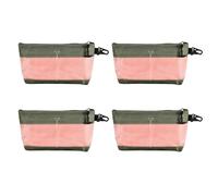 Lot de 4 outils en PVC transparent pour agenda fixe sac de réparation électronique petit équipement coulissant