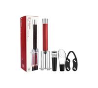 Lot de 4 ouvre-bouteilles de vin - Kit de pression d'air de 4 pièces, ouvre-bouteille manuel avec coupe-aérateur, bec verseur | Idéal pour la maison, bar, pique-nique en plein air, accessoire pour