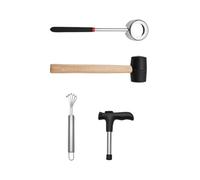 Lot de 4 ouvre-coquilles de noix de coco portables et stables