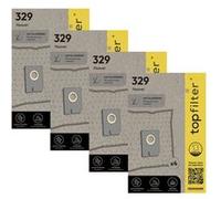 Lot de 4 packs de 4 sacs aspirateur 64329 pour Hoover Freespace EVO Premium ref 9995750