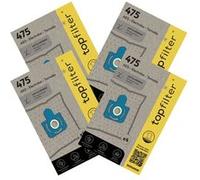 Lot de 4 packs de 4 sacs aspirateur 64475 Tornado et AEG Premium TopFilter