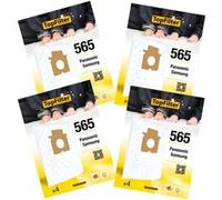 Lot de 4 packs de 4 sacs aspirateur 64565 pour Samsung et Panasonic TopFilter Premium Blanc G