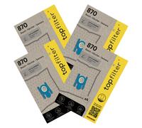 Lot de 4 packs de 4 sacs aspirateur 64870 pour Bosch et Siemens TopFilter Premium TopFilter