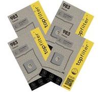Lot de 4 packs de 4 sacs aspirateur 64983 pour Daewoo TopFilter Premium Blanc