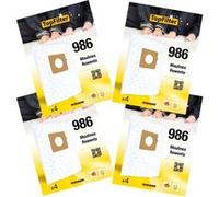 Lot de 4 packs de 4 sacs aspirateur 64986 pour Rowenta et Moulinex Premium TopFilter