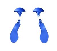 Lot de 4 pagaies arrière pour manette PS5 DualSense Edge, pagaies de rechange compatibles avec manette PS5 Edge, pagaies métalliques pour manette PS5 DualSense Edge (bleu)