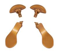 Lot de 4 pagaies arrière pour manette PS5 DualSense Edge, pagaies de rechange compatibles avec manette PS5 Edge, pagaies métalliques pour manette PS5 DualSense Edge (doré)