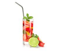 Cook Concept – Pailles en inox Pick & Drink – Réutilisables, goupillon inclus – Set de 4