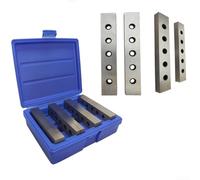 Lot de 4 paires de barres parallèles en acier trempé pour jauge carrée 15,2 cm, parallélisme de ± 0,0003 pouces, outils de tour
