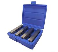 Lot de 4 paires de blocs de jauge carrés en acier trempé de précision de 15,2 cm pour machiniste, mesure du fraisage CNC et inspection du travail des métaux