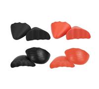 Lot de 4 paires de bouchons d'orteils en polyuréthane - Remplisseur d'orteils pour chaussures - Mousse polyuréthane - Rembourrage de coussin d'orteils - Inserts épais - Portez des chaussures