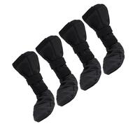 Lot de 4 paires de chaussettes de protection pour chien avec autocollant réglable