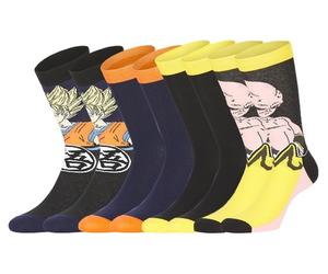 Lot de 4 paires de chaussettes pour enfants de Freegun : Dragon Ball Z / 35-38