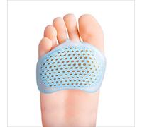 Lot de 4 paires de coussinets métatarsiens en gel - Séparateurs d'orteils pour l'avant-pied - En gel respirant et doux - Idéal pour les pieds diabétiques, les ampoules, les douleurs à l'avant-pied