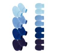Lot de 4 paires de gants et chaussettes en coton doux et respirant pour nouveau-né et nourrisson, Set 5, Taille unique