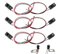 Lot de 4 paires de modules de capteur de faisceau de coupure infrarouge, interrupteur photoélectrique LED de 3 mm, 5 V CC 25 cm, détection pour Arduino, projets de comptage d'automatisation (sans