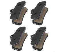 Lot de 4 paires de plaquettes de frein à disque en résine semi-métallique compatibles avec Saint M810 M820 et ZEE 640 offrant une meilleure réponse de freinage et une meilleure dispersion de la