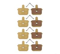 Lot de 4 paires de plaquettes de frein à disque semi-métalliques pour scooter électrique Kugoo G-Booster avec design léger et freinage optimisé (entièrement métallique)