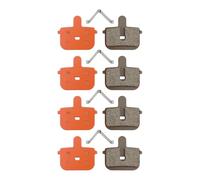 Lot de 4 paires de plaquettes de frein semi-métalliques pour scooter électrique Kugoo G Booster, convient pour plusieurs modèles de vélo (porcelaine)