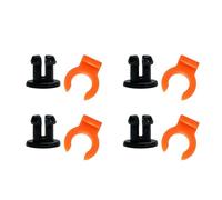 Lot de 4 paires de raccords pneumatiques en PTFE Bowden pour imprimantes - 4 paires de connecteurs de tube PTFE