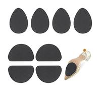Lot de 4 paires de semelles antidérapantes, clips de chaussures antidérapants, en caoutchouc autocollant, antidérapants, autocollants pour talons hauts, autocollants pour réduire le bruit du talon