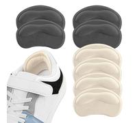 Lot de 4 paires de talonnettes autocollantes - Protection du talon - Empêche l'abrasion pour les chaussures trop grandes - Antidérapantes - Respirantes - Pour la plupart des types