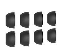 Lot de 4 paires d'embouts de rechange compatibles avec Huawei Freebuds Pro - Coussinets en mousse à mémoire de forme - 4 tailles - Noir