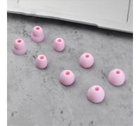 Lot de 4 paires d'embouts de rechange en silicone pour écouteurs Beats Flex/X/Powerbeats Pro - Antidérapants - Confortables et sécurisés - Pour le sport - Rose