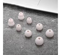 Lot de 4 paires d'embouts de rechange en silicone pour écouteurs Beats Flex/X/Powerbeats Pro - Antidérapants - Ajustement confortable et sécurisé pour le sport - Blanc