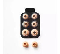 Lot de 4 paires d'embouts de rechange en silicone pour écouteurs Beats Powerbeats 3, Powerbeats 2, Powerbeats 1, Pb3 Pb2 - Ajustement sûr - Résistants à la transpiration - Doré