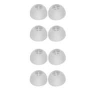Lot de 4 paires d'embouts de rechange en silicone pour écouteurs Sennheiser Momentum 3 3.0, grand, moyen et petit, blanc, M
