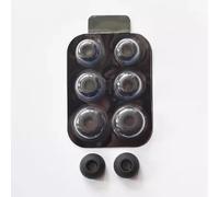 Lot de 4 paires d'embouts de rechange pour écouteurs Beats Powerbeats 3, Powerbeats 2, Powerbeats 1, Pb3 Pb2 en silicone, ajustement sûr, résistant à la transpiration, noir