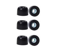 Lot de 4 paires d'embouts d'oreille de rechange en mousse à mémoire de forme pour écouteurs Sennheiser CX500BT CX400BT CX300BT CX Plus - Noir, Taille L