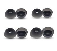 Lot de 4 paires d'embouts en silicone pour écouteurs Jabra Elite 10, 4 tailles d'embouts en caoutchouc souple, avec filet ajusté, compatible avec Jabra Elite 10, noir