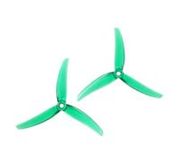 Lot de 4 paires d'hélices de drone de course FPV de 12,7 cm - 4,9 x 3,3 x 3,3 x 3 cm - 4 cw/4 cc - Pour drones de course freestyle (vert)