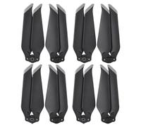 Lot de 4 paires d'hélices de drone RC de rechange pour DJI Mavic 2 Zoom/Mavic 2 Pro, bord gris, accessoires silencieux compatibles avec DJI Mavic 2 Zoom/Mavic 2 Pro
