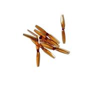 Lot de 4 Paires d'hélices Double Pale S 65 mm (1 mm et 1,5 mm) for Drone RC FPV Racing Freestyle 2,5 Pouces Cinewhoop Toothpick, Accessoires de Bricolage(Whisky 1mm)