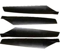 Lot de 4 pales de rotor pour hélicoptères coaxiaux Esky Lama V3, V4, KOB, Hunter, CoComanche, EC-130, Dauphin, Apache AH-64, Walkera, Dragonfly 5#4, etc. (2 x A + 2'