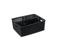 - Lot de 4 Paniers de Rangement "Folk" 36cm Anthracite