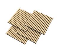 Lot de 4 panneaux acoustiques Vang 1,44 m² effet chêne, clair
