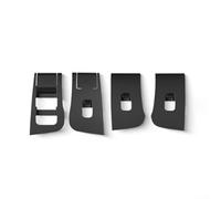 Lot de 4 panneaux de protection pour boutons de lève-vitre compatibles avec Tesla pour Model Y Juniper 2025 2026 en silicone souple protégeant les boutons contre les dommages