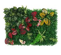 Lot de 4 panneaux muraux en buis artificiel pour intimité, clôture de verdure, décoration parfaite pour événements, décoration de maison et de jardin, design durable et réaliste