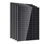 Lot de 4 Panneaux Solaires 450Wc Monocristallin Bifacial Bi-verre Transparent DMEGC - Haute Performance - Garantie 25 ans