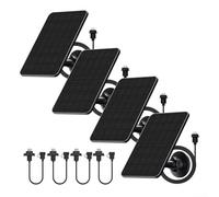 Lot de 4 panneaux solaires avec support de montage pour Blink Outdoor 2K Plus/4 | Pour XT3 | Pour XT2 et pour caméras XT | 4 W IP65 étanche avec câble de 4 m