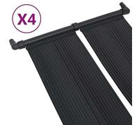 Lot de 4 panneaux solaires de piscine 80 x 310 cm - Chauffage de piscine efficace, solution de chauffage écologique pour votre piscine, chauffage rapide et durable
