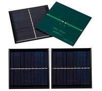 Lot de 4 panneaux solaires miniatures 1 W 5,5 V à haut rendement de conversion, module de cellule solaire 95 x 95 mm